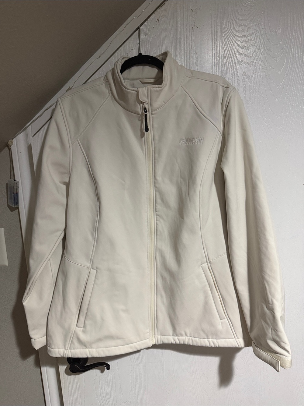 Magellan Cream Full-Zip Utility Jacket